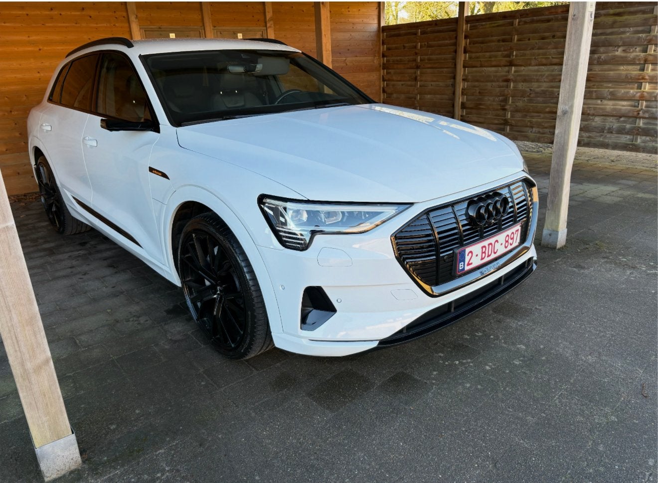 Audi SQ8 etron, Auto's, Audi, Automaat, Dealer onderhouden, 230 kW, Zwart