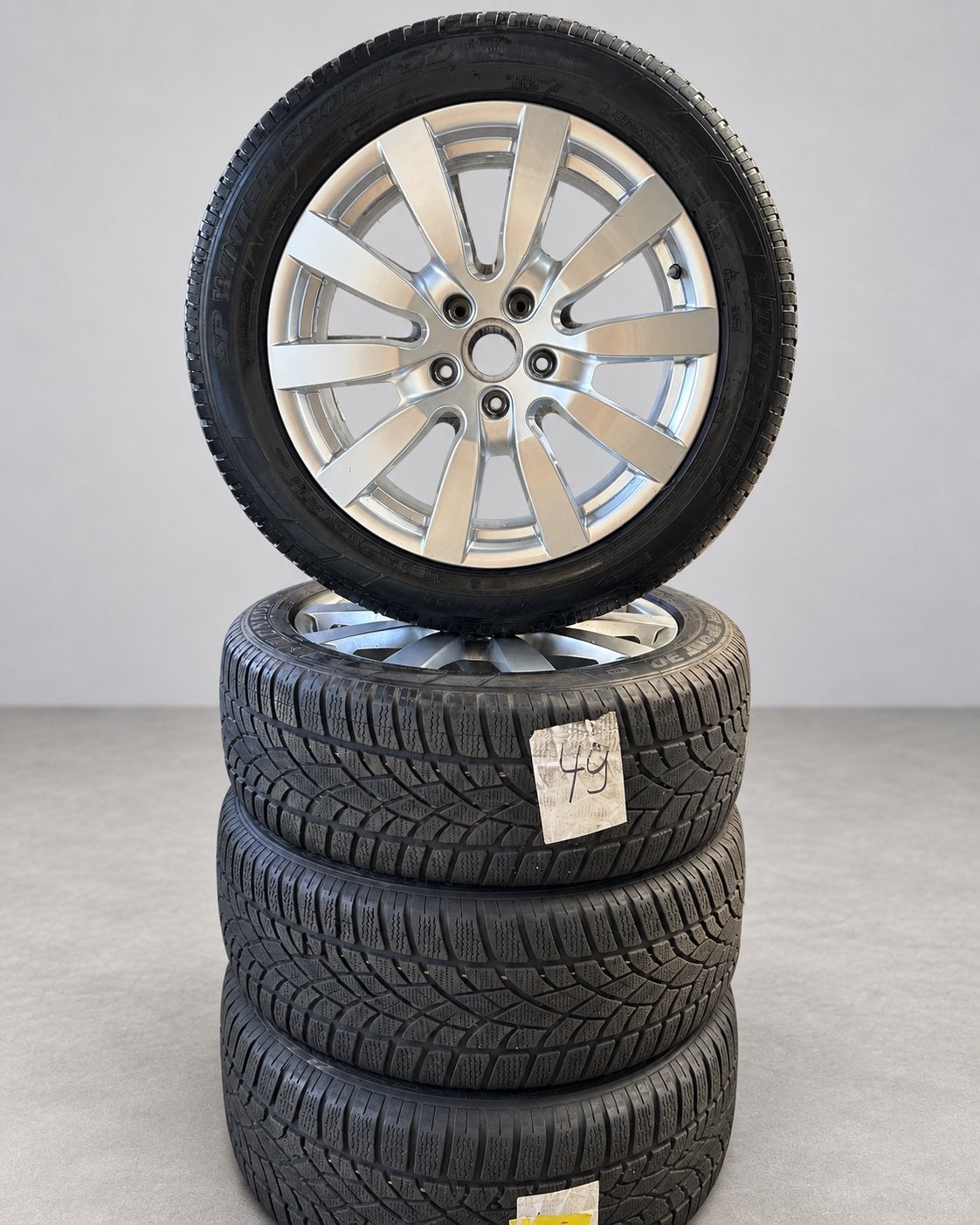 Porsche Cayenne 92A 19-inch winterset, Pneus hiver, Pneu(s), Utilisé, 265 mm