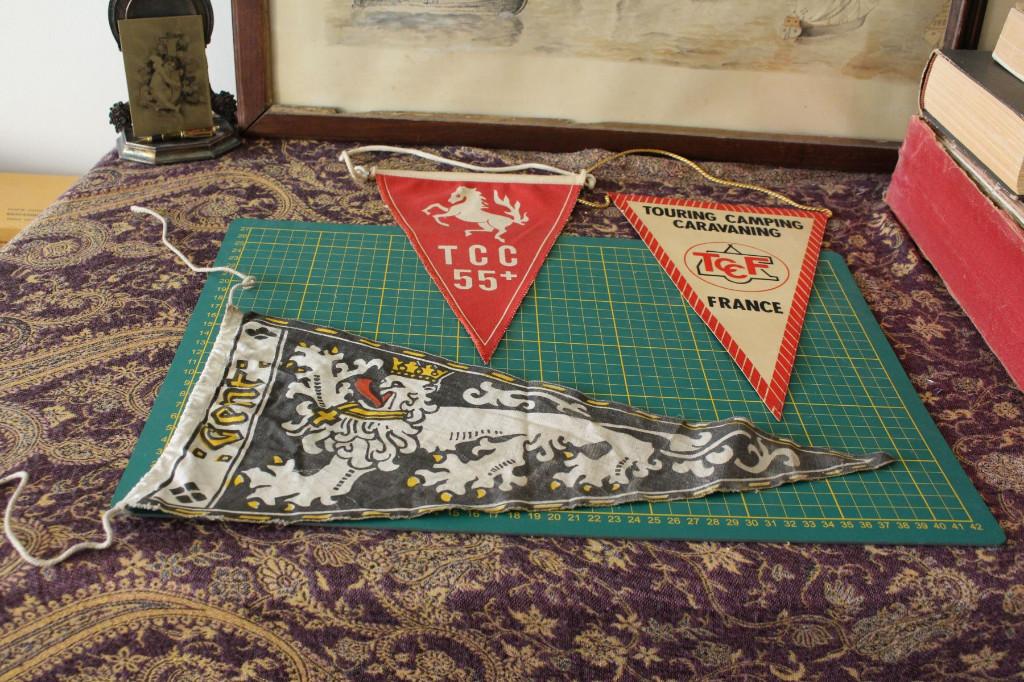 vintage wimpels, Diversen, Vlaggen en Wimpels, Ophalen of Verzenden, Gebruikt