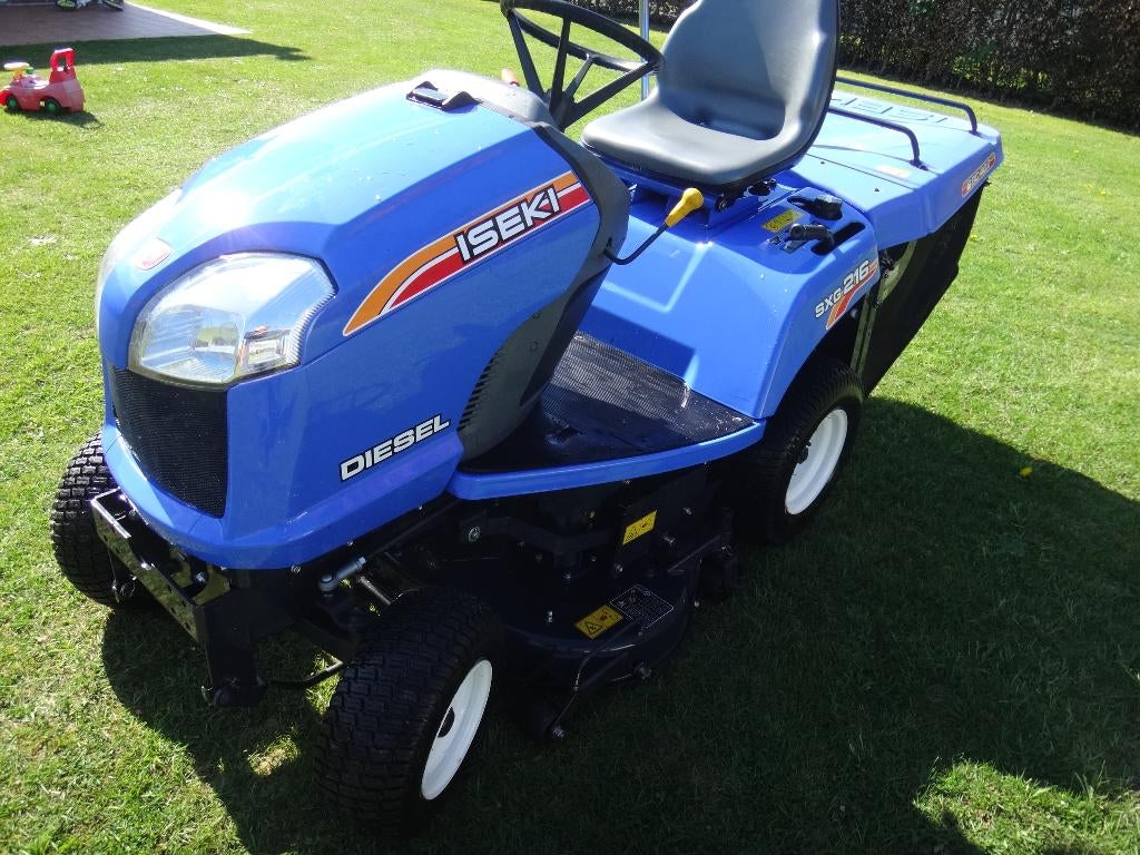 Iseki maaimachine, tractor, Ophalen, Gebruikt, Opvangbak, Iseki