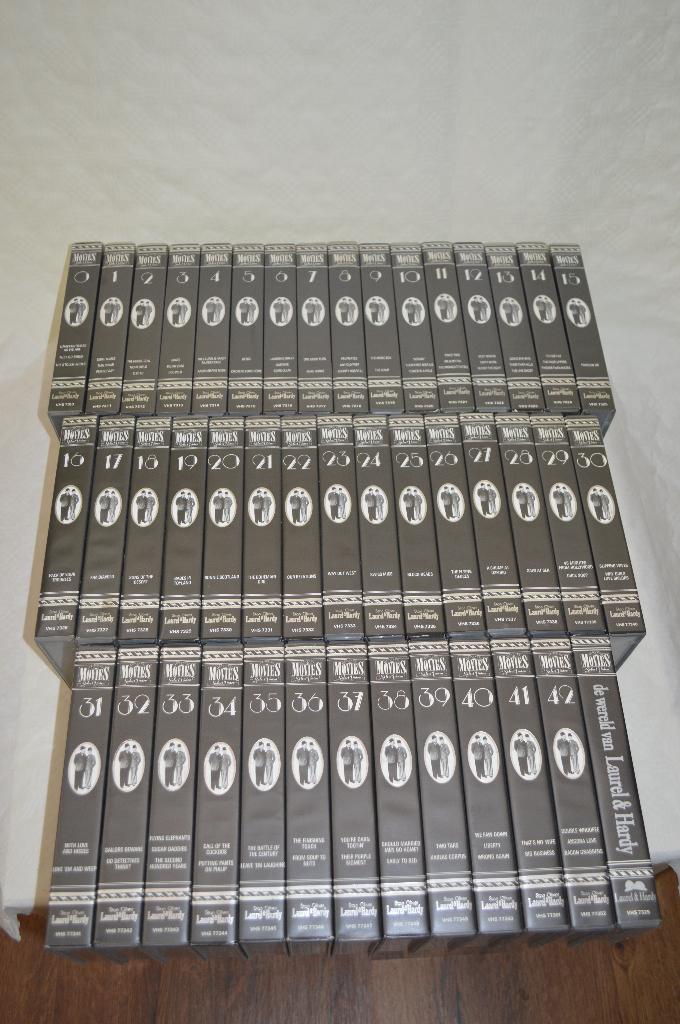Laurel & Hardy videocollectie, Ophalen, Gebruikt