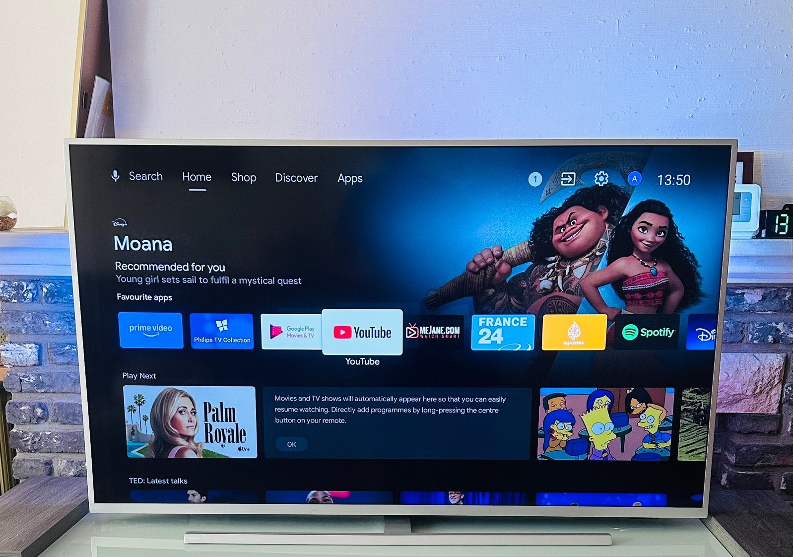 Téléviseur intelligent Samsung, TV, Hi-fi & Vidéo, Télévisions, LED, Comme neuf, Enlèvement, Samsung