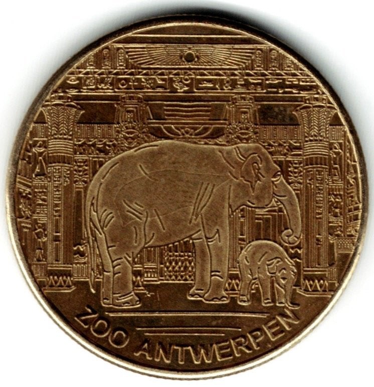 Collectors coin België Zoo Antwerpen Olifanten 2009, Verzenden, Overige materialen