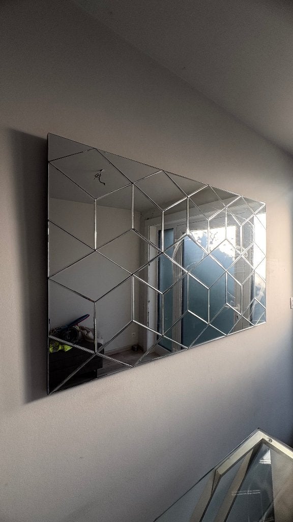 Spiegel, Huis en Inrichting, Ophalen, Gebruikt, Vierkant, 100 tot 125 cm