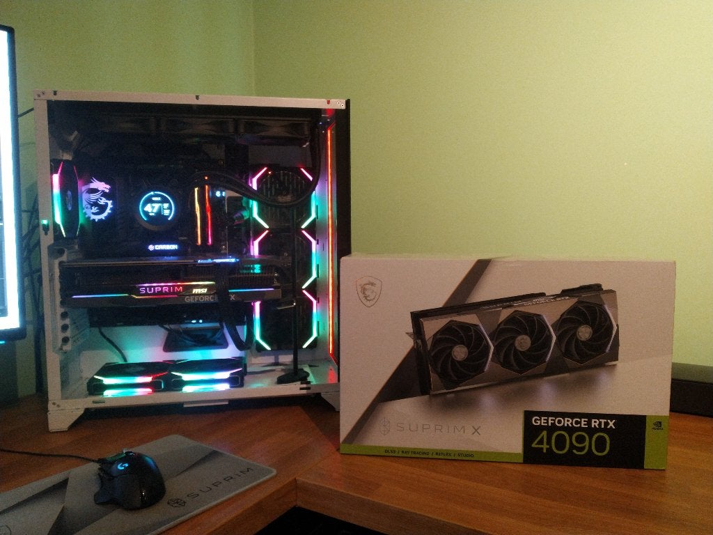 MSI - GeForce - Graphics card - RTX 4090 - SUPRIM X - 24 GB, Ophalen of Verzenden, Zo goed als nieuw, HDMI, GDDR4