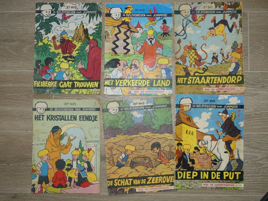 Jommekesstrips 28 stuks, Enlèvement ou Envoi, Jef Nys., Utilisé, Plusieurs comics