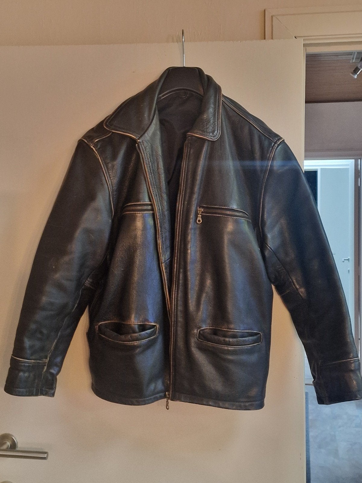 bikersvest lange old school vest, Kleding | Heren, Ophalen