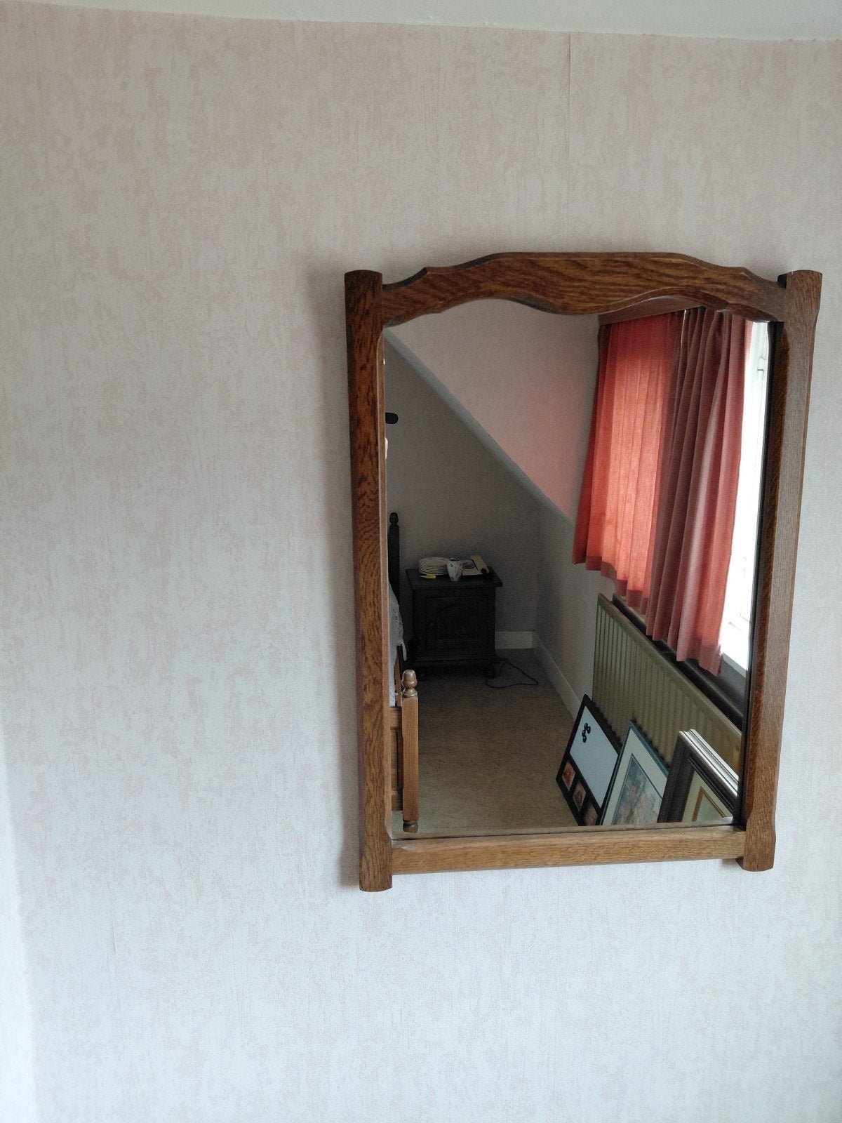 Rechthoekige spiegel 50 x 70, Ophalen, Gebruikt, Minder dan 100 cm, Rechthoekig