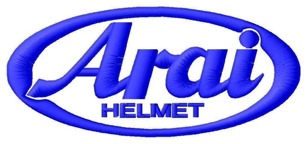 Écusson Arai - 98 x 44 mm, Enlèvement ou Envoi, Neuf