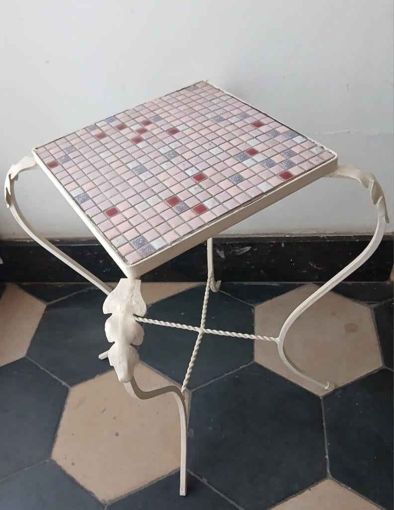 vintage bijzettafeltje, Ophalen