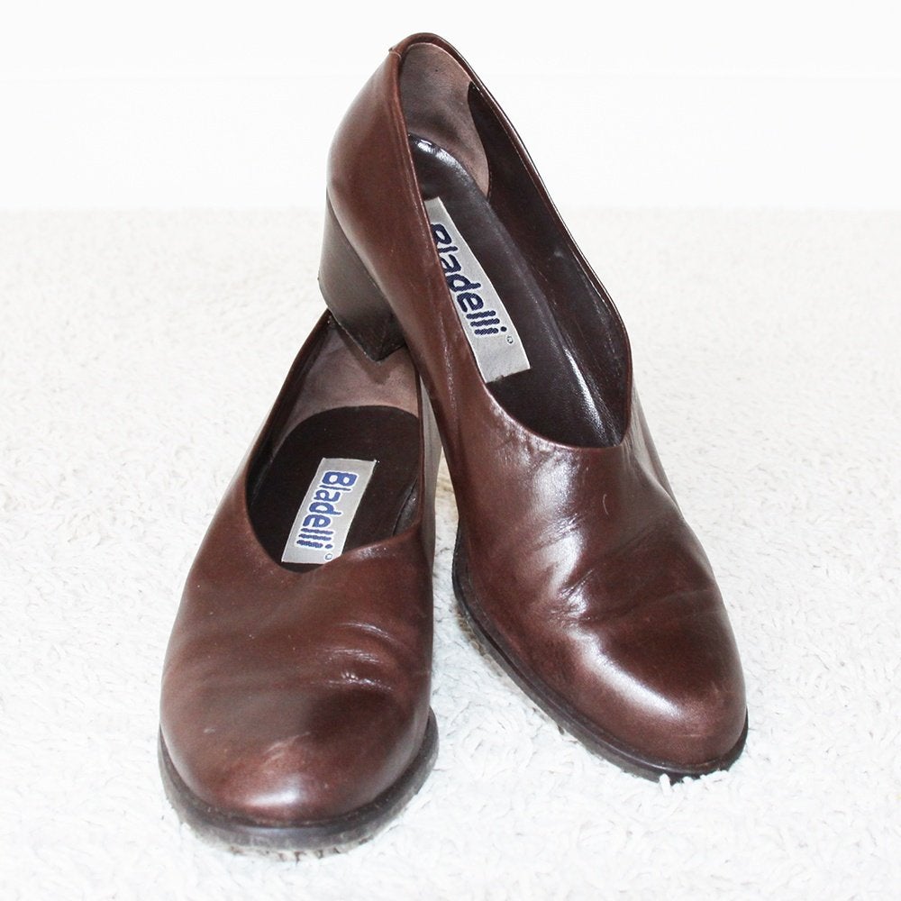 Belles chaussures en cuir Bladelli (taille 38,5) €35, -, Bladelli, Comme neuf, Brun, Autres types