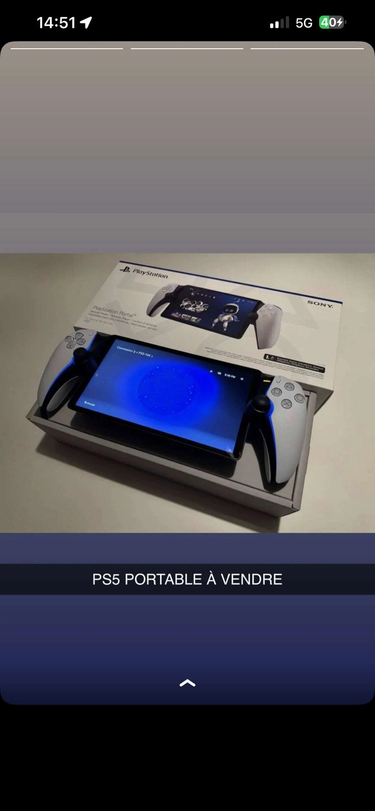 Ps5 portable, Electroménager, Solarium, Banc solaire & Bronzage facial, Enlèvement, Comme neuf