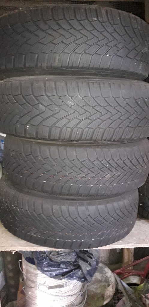 Pneus hiver montés sur jantes acier, Auto's, Particulier, Te koop
