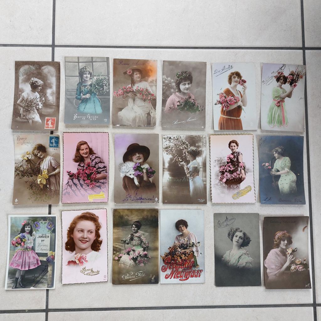 Mooi lot fantasiekaarten: vrouwen, Verzamelen, Postkaarten | Themakaarten, Ophalen of Verzenden