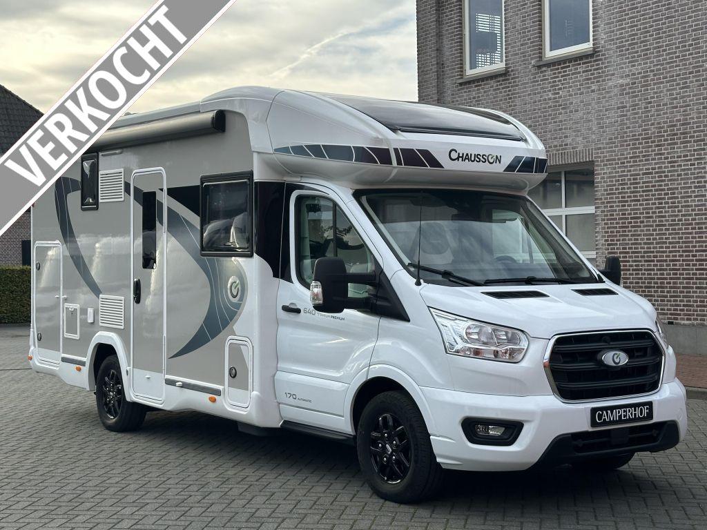 Chausson 640 Titanium Premium 1e eigenaar, nieuwstaat, Caravans en Kamperen, Half-integraal, Chausson, Bedrijf
