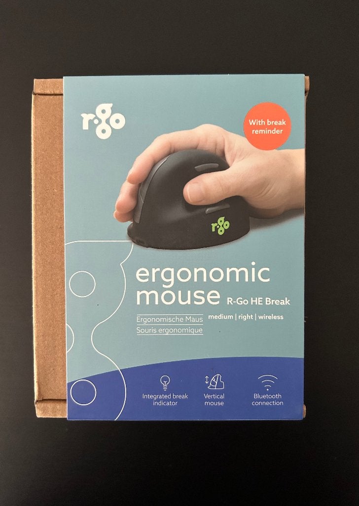 R-Go ergonomische computermuis - Nieuw!, Informatique & Logiciels, Souris, Neuf, Souris, Sans fil, Ergonomique, Enlèvement