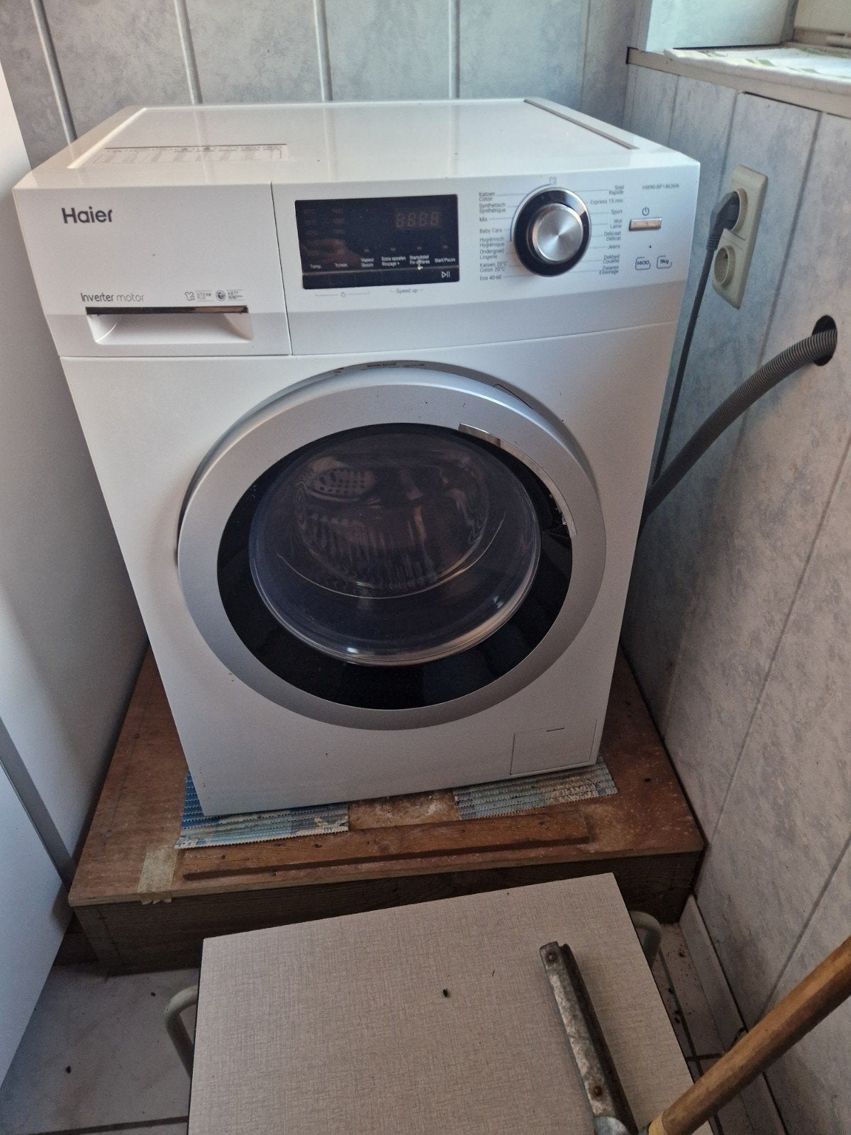 Wasmachine, 8 tot 10 kg, Ophalen, Gebruikt, Voorlader