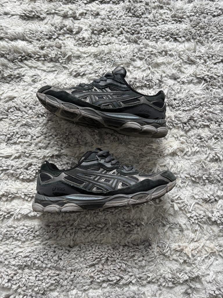 Acis gel nyc maat 42 gebruikt, Zwart, Ophalen of Verzenden, Sneakers, Gedragen