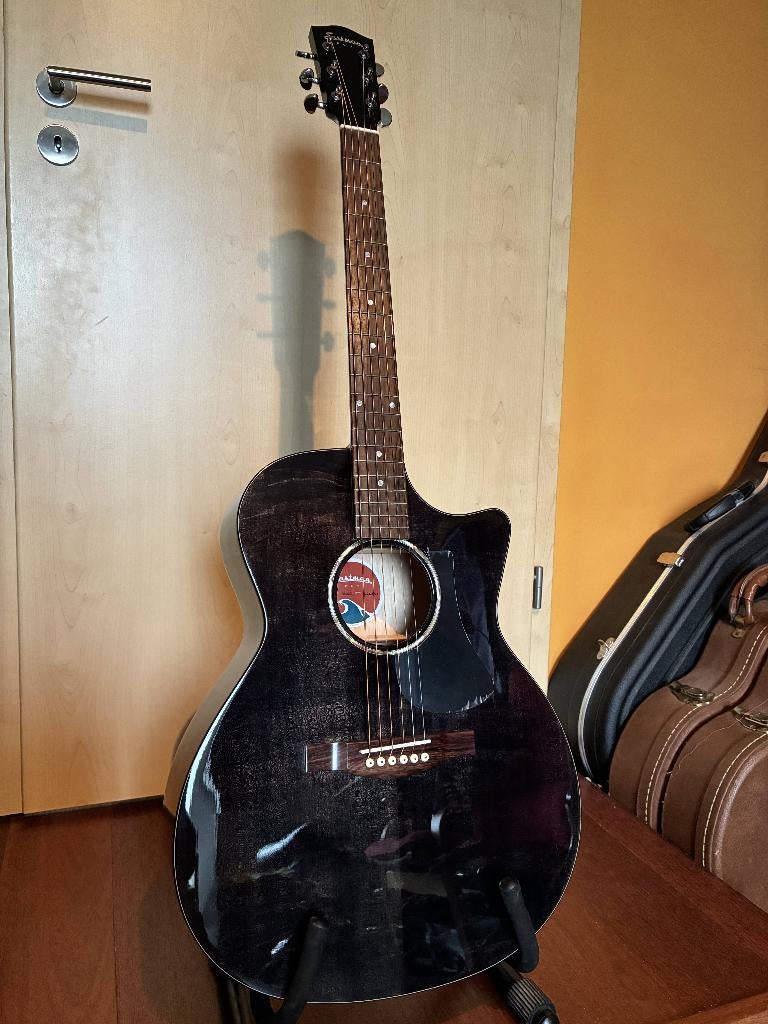 Eastman PCH3 GACE Trans Black - NEUVE, Enlèvement, Neuf, Guitare Western ou Guitare Folk, Avec capteur (piezo)