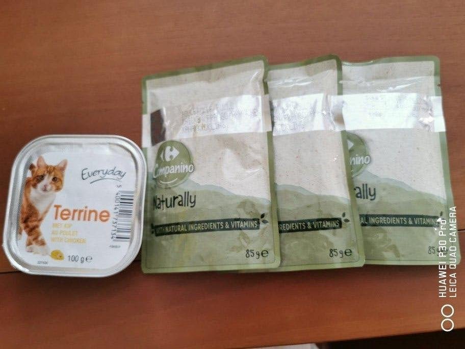 eten voor poes, Ophalen, Kat