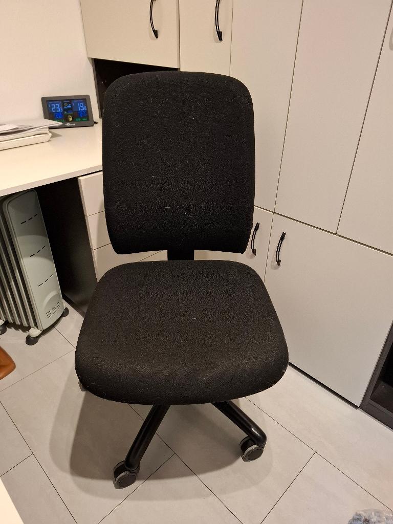 Bureaustoel, Ophalen, Gebruikt, Zwart, Bureaustoel
