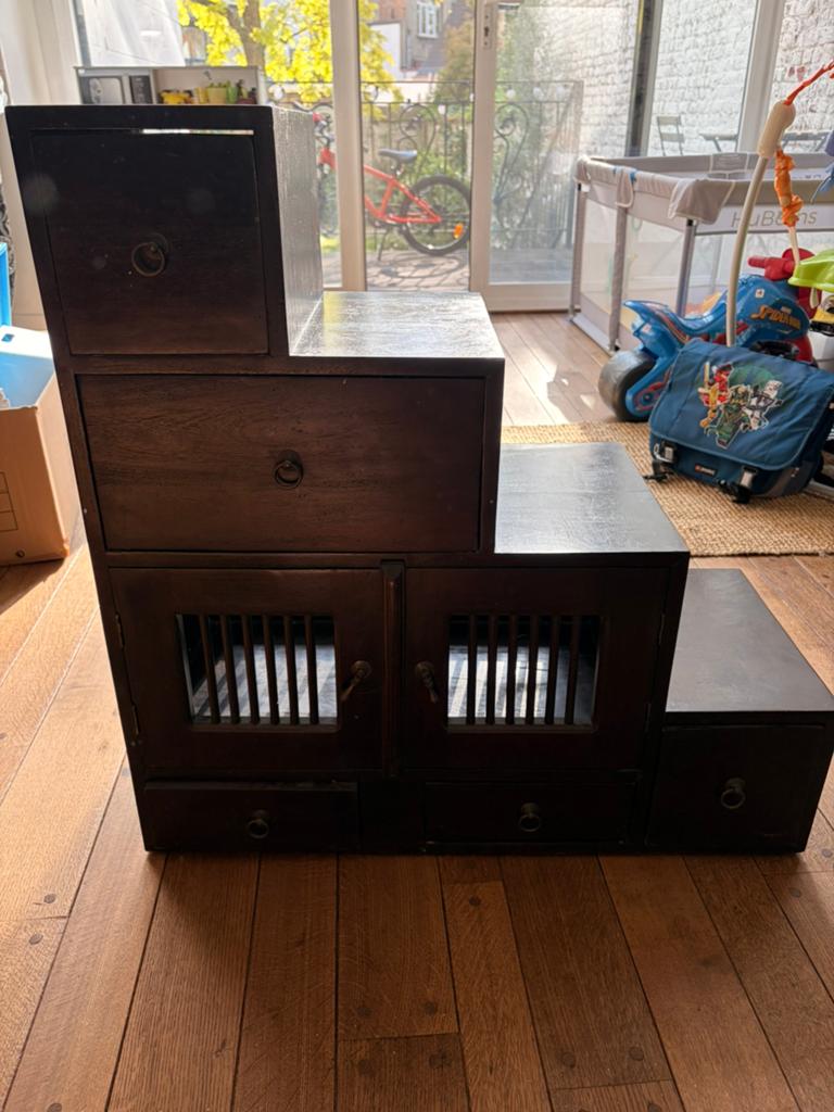 Trapkast van Maison du Monde, Huis en Inrichting, Woonaccessoires | Kisten, Ophalen, Gebruikt