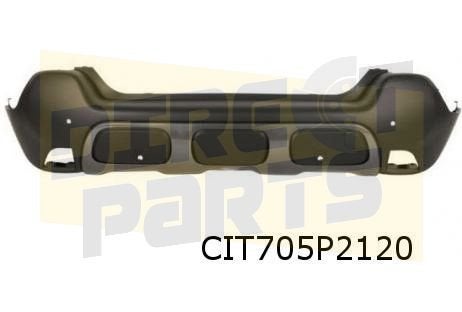 Citroen C2 (5/08-2/10) voorbumper (te spuiten) Origineel! 74, Neuf, -, -, Avant
