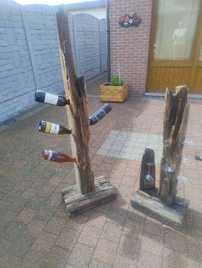 flessen en glazen houder, Ophalen, Nieuw, Minder dan 5 flessen, 75 – 100