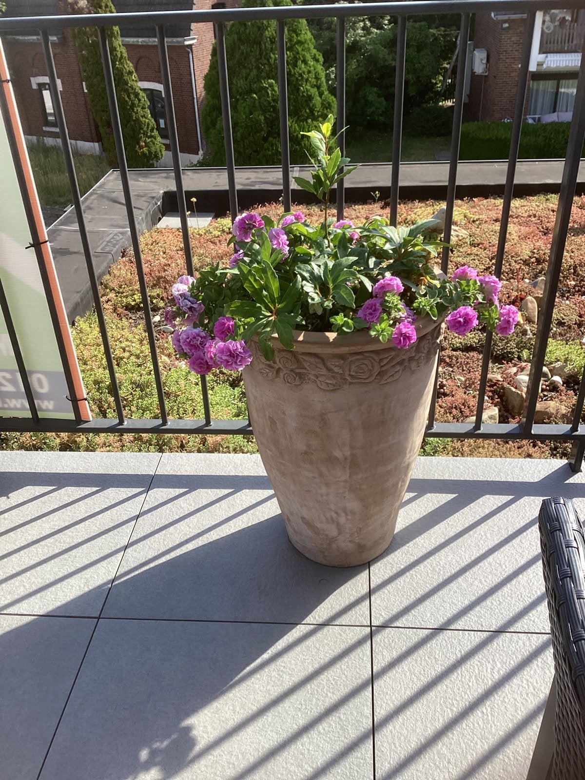 Terracotta vaas, Tuin en Terras, Tuinvazen, Ophalen, Zo goed als nieuw
