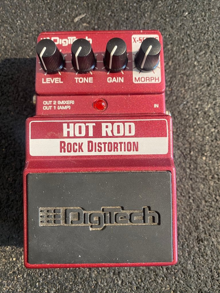 DIGITECH - HOT ROD ROCK DISTORTION UIT DE X-SERIE, Ophalen of Verzenden, Zo goed als nieuw, Distortion, Overdrive of Fuzz