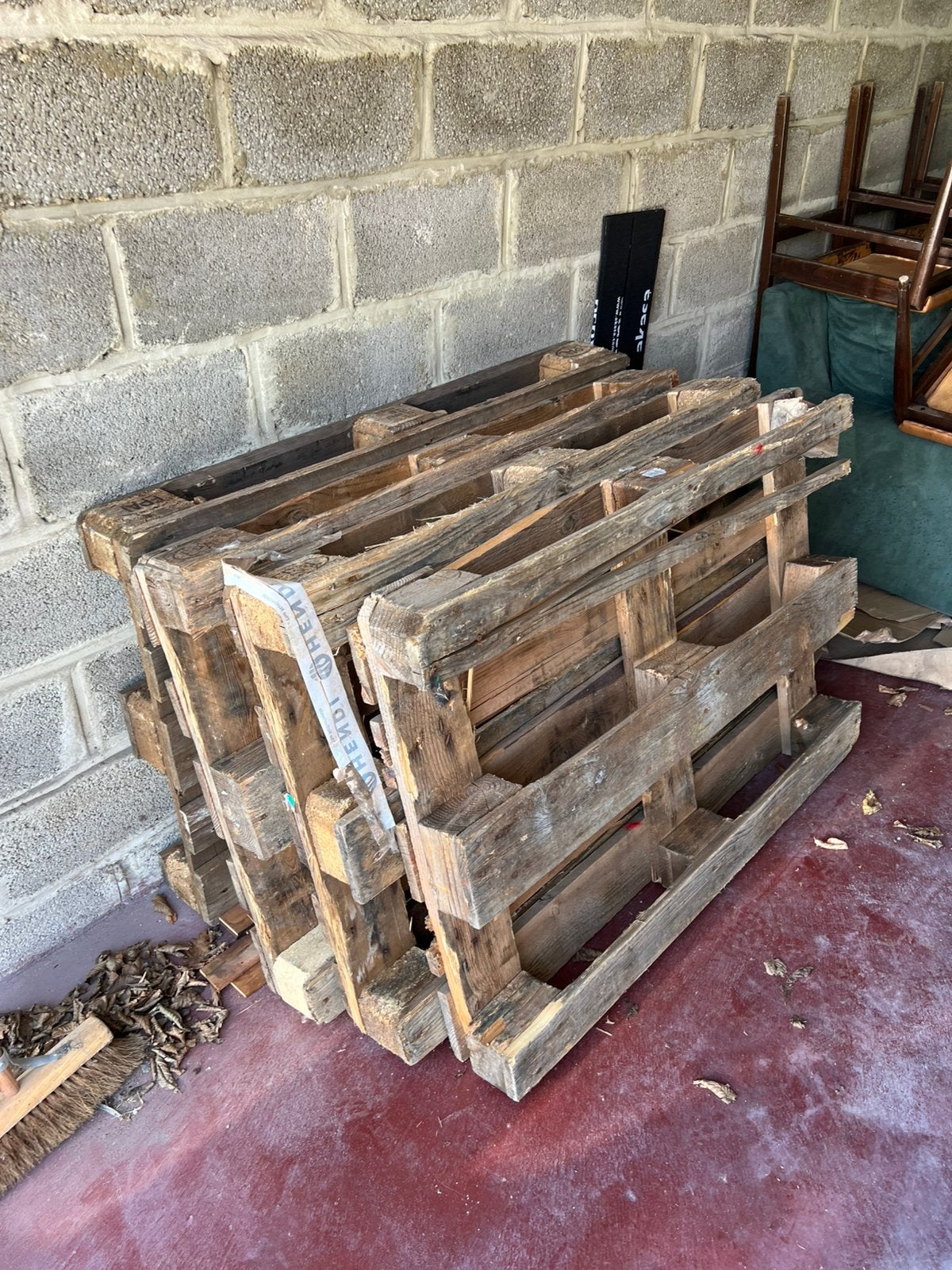 Palleten, Ophalen, Zo goed als nieuw