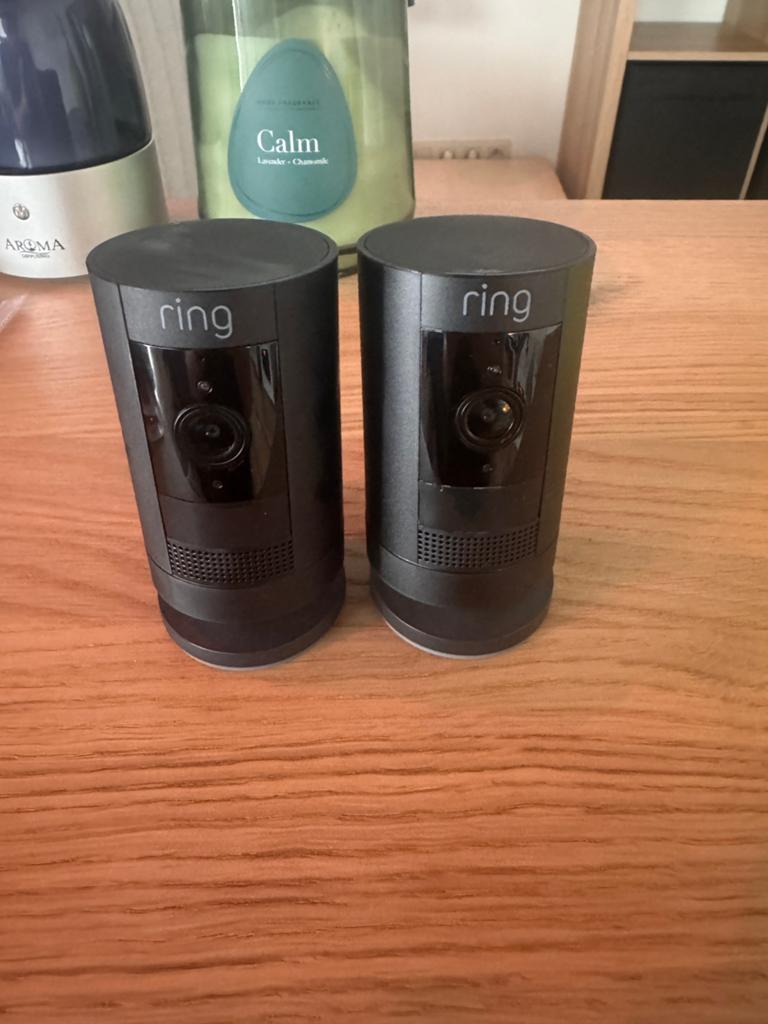 Ring-outdoor/indoor camera (2stuks), Enlèvement, Comme neuf