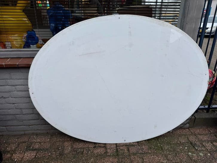 Vintage Esso Reclamebord - Lichtbak plaat