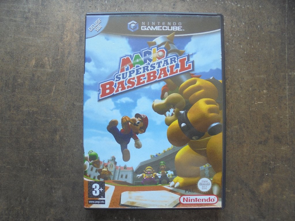 Mario Superstar Baseball voor GameCube (zie foto's)!!LEZEN!!, Games en Spelcomputers, Games | Nintendo GameCube, Gebruikt, Ophalen of Verzenden