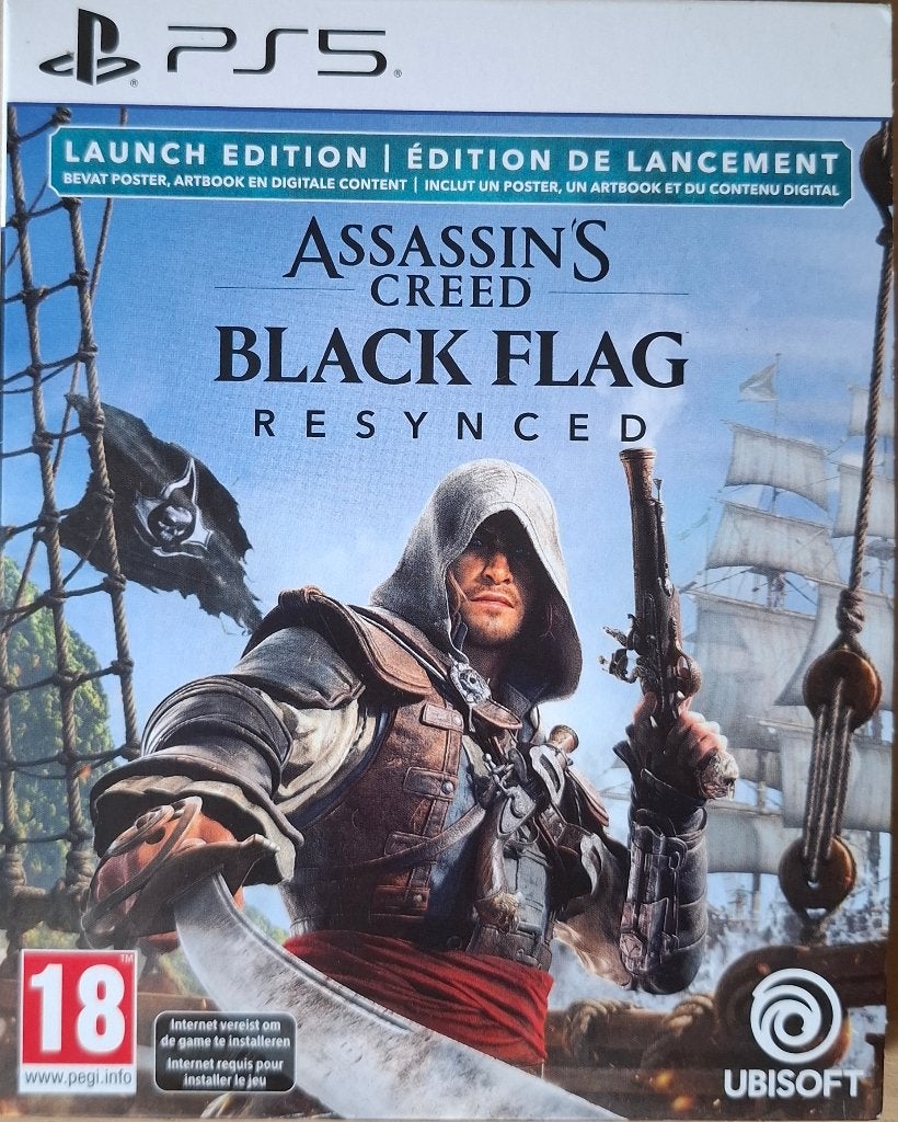 Assassin's creed black flag resynced ps5, 1 speler, Ophalen, Zo goed als nieuw, Role Playing Game (Rpg)