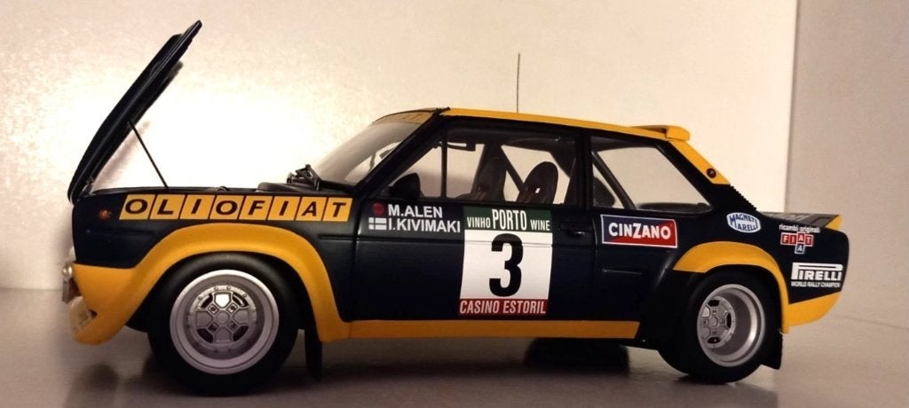 1/18 Fiat 131 Abarth Olio Fiat winner Rally Portugal 1977, Hobby en Vrije tijd, Modelauto's | 1:18, Ophalen of Verzenden, Nieuw