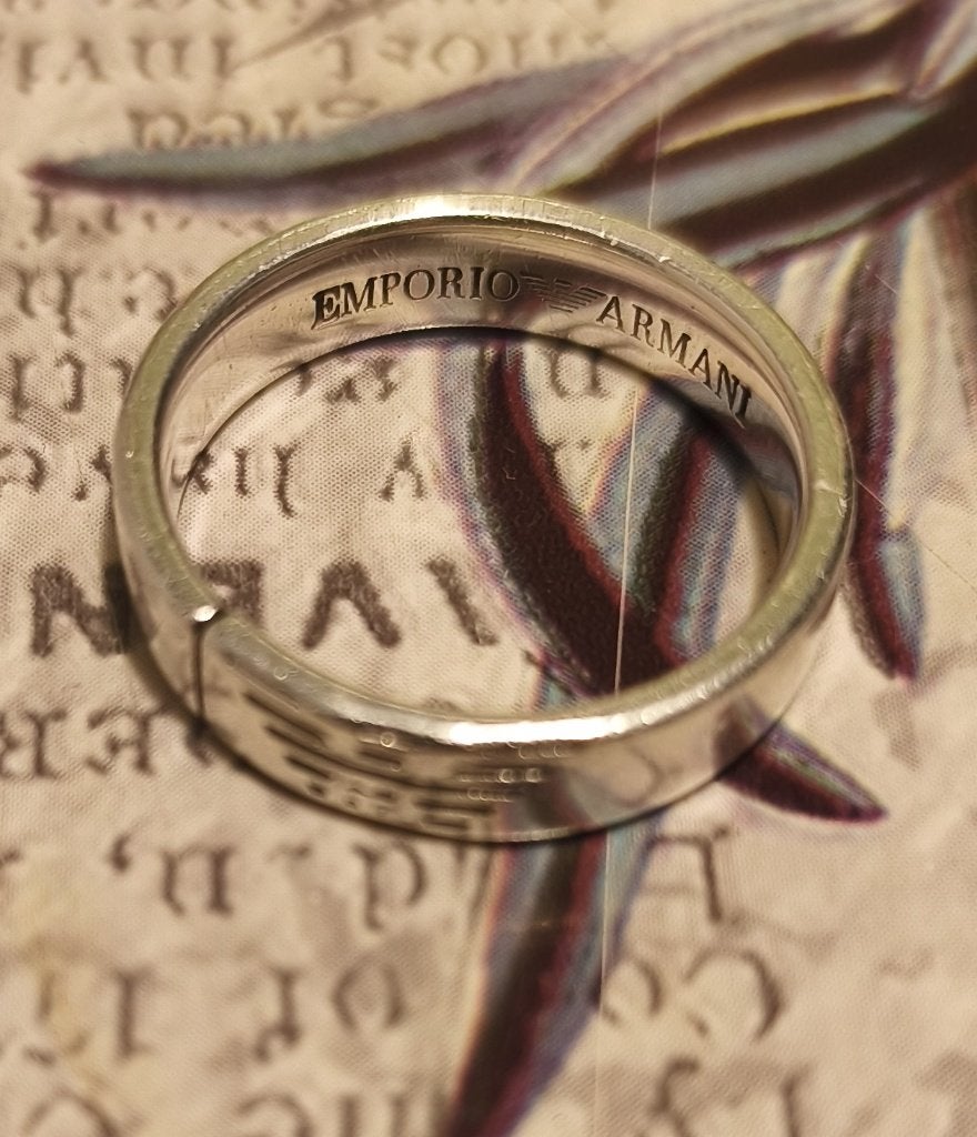 Bague homme., Bijoux, Sacs & Beauté, Bagues, Fer ou Acier, Utilisé, Homme, Argent