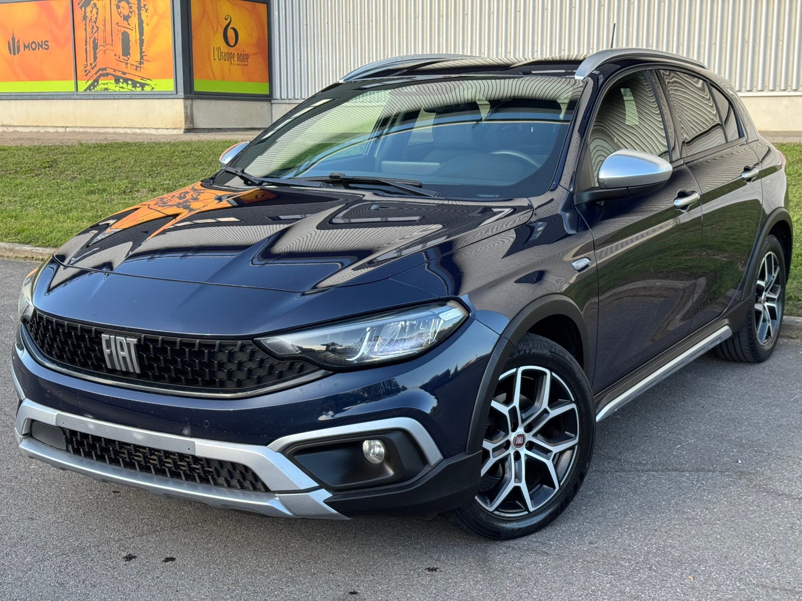 Fiat Tipo Cross 1.6 D GARANTIE 12 MOIS, Auto's, Dealer onderhouden, Stof, Sound system, Blauw