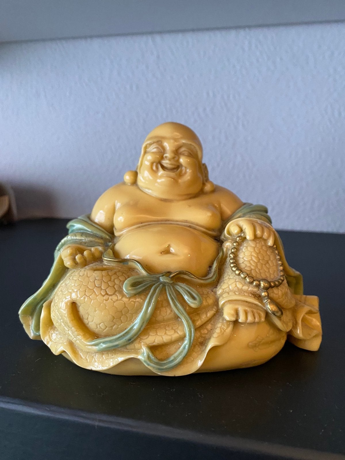 Belle statue de Bouddha, Maison & Meubles, Enlèvement, Comme neuf, Pierre/céramique, Multicolore