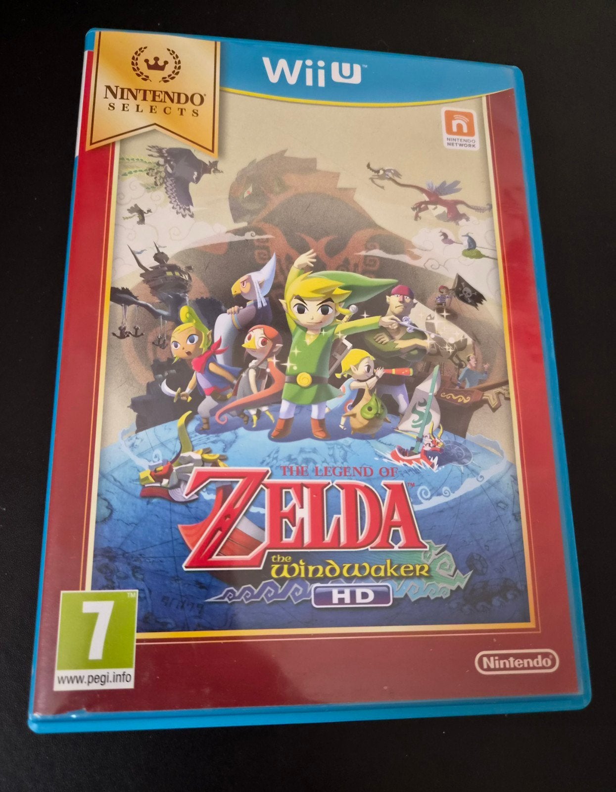 **The Legend Of Zelda The Windwaker HD **, 1 joueur, À partir de 7 ans, Aventure et Action, Comme neuf
