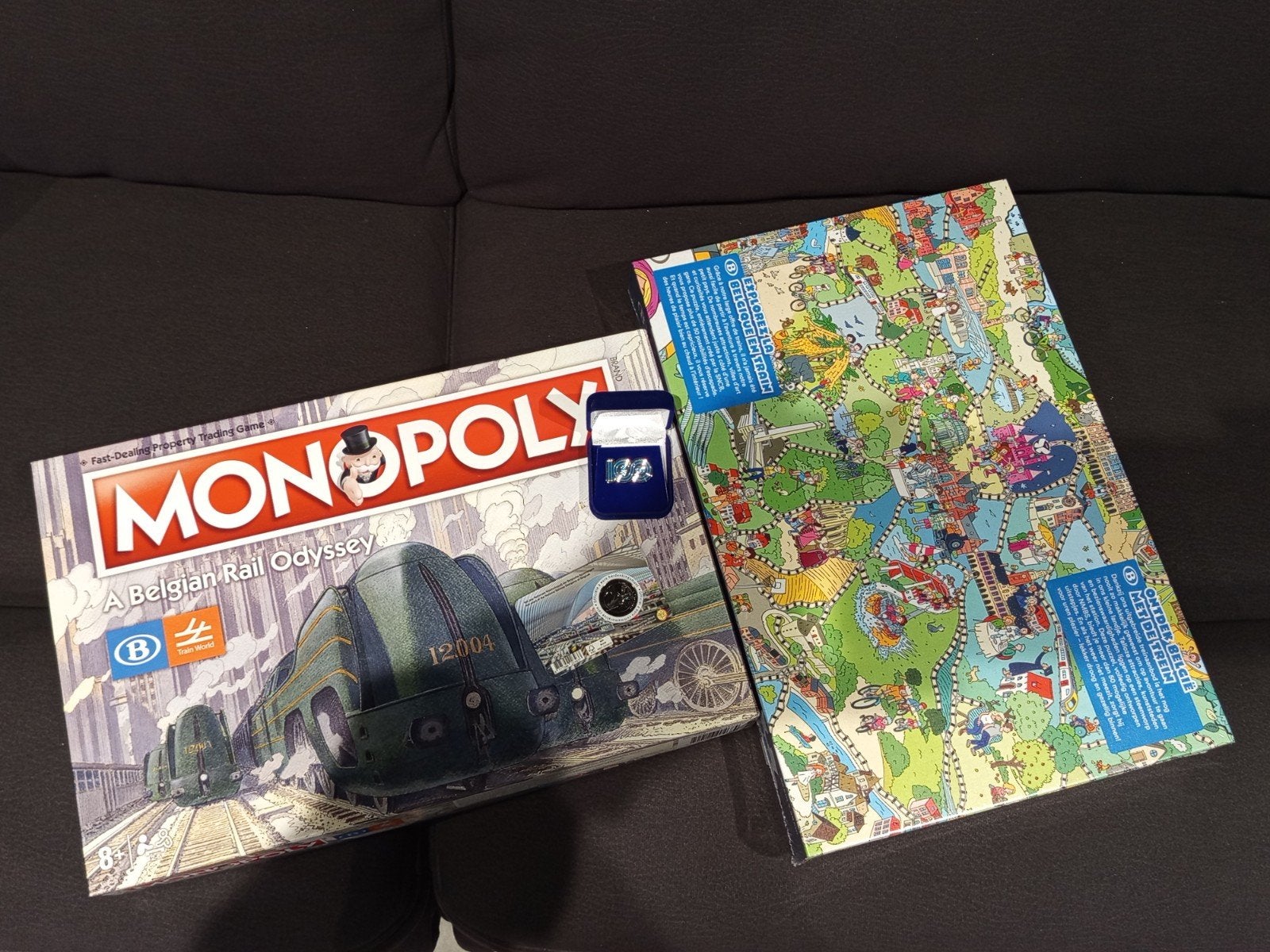 pack SNCB (pins, pièce, jeu, puzzle), Enlèvement