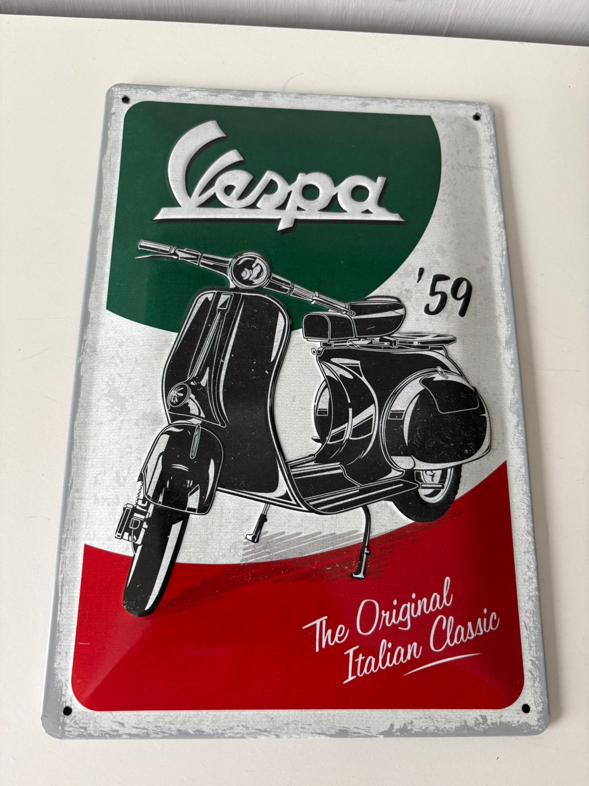 Plaque métallique « VESPA 59 » (30/20 cm), Enlèvement ou Envoi, Neuf