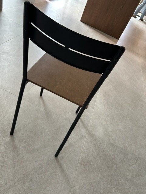 Chaise de cuisine - quatre pièces, Brun, Enlèvement, Utilisé, Bois