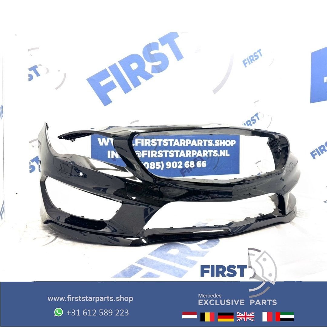 CLA45 BUMPER W117 C117 CLA AMG VOORBUMPER A1178850825 ZWART, Gebruikt, -, Voor, Ophalen of Verzenden