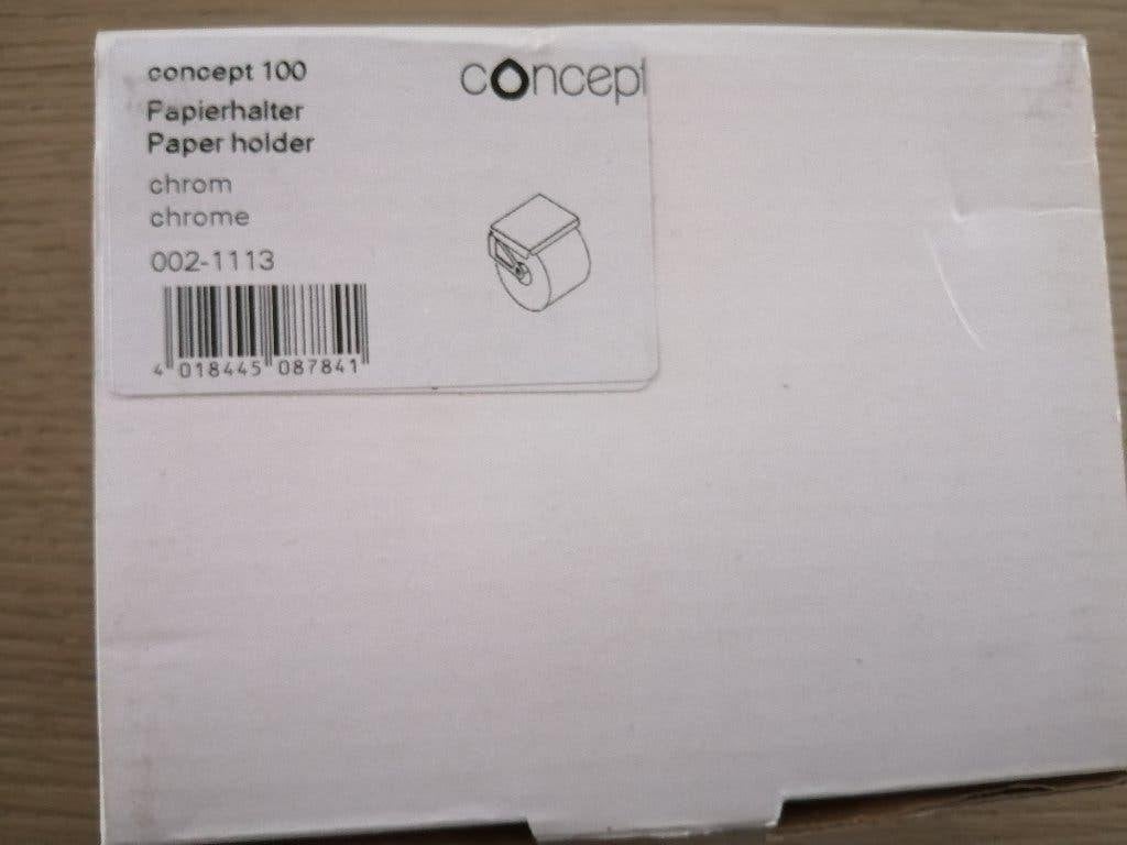 NIEUWE " CROME " wc papier houder in verpakking, Ophalen of Verzenden, Nieuw, Zilver, Overige typen