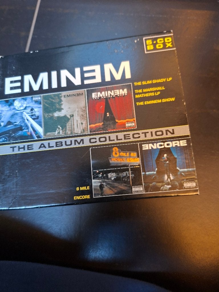 cd - eminem - the album collection - 5 cd box, Cd's en Dvd's, Cd's | Hiphop en Rap, Inclusief doosje, Ophalen of Verzenden, Zo goed als nieuw