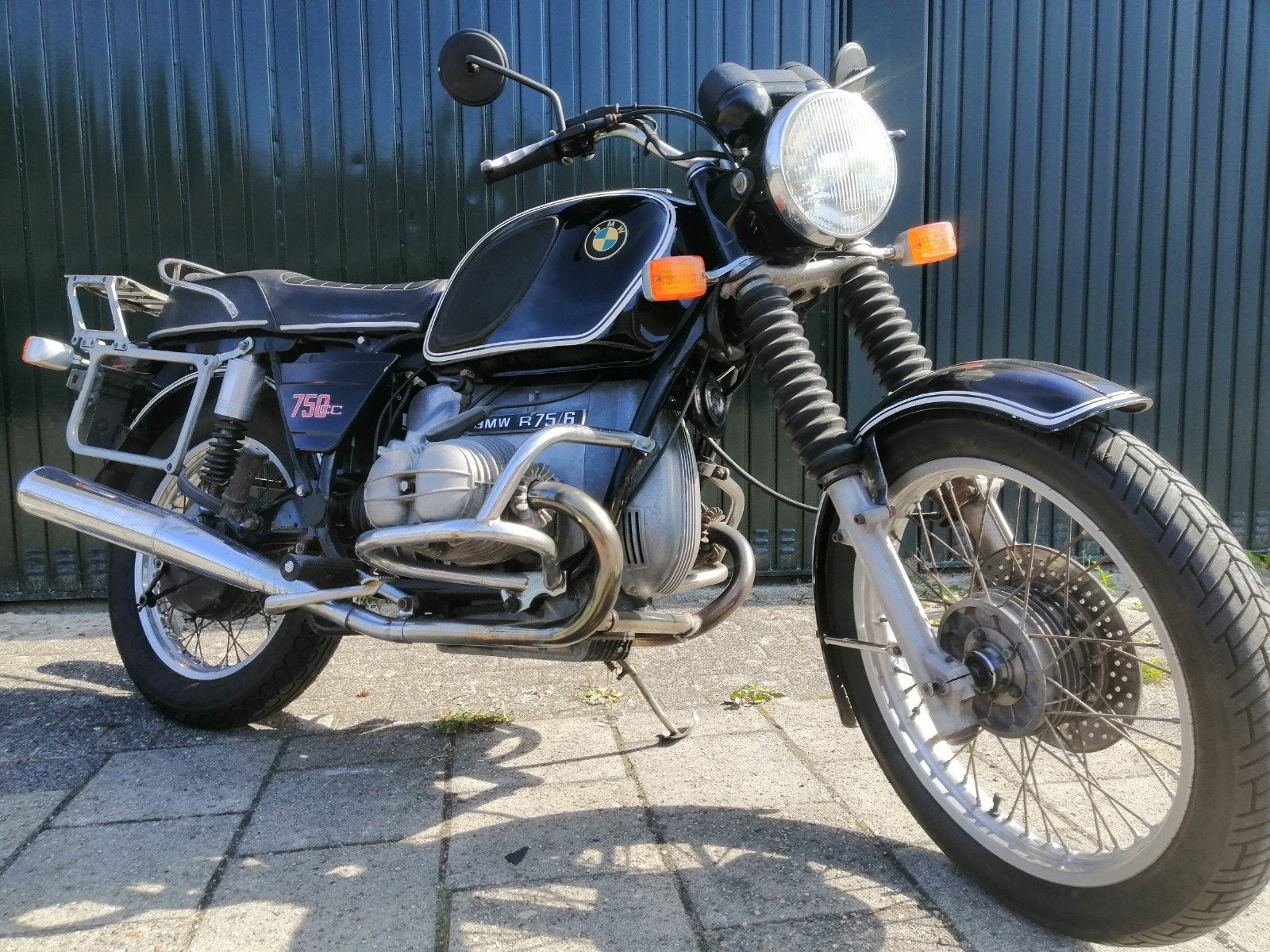 Moteur néerlandais BMW R75/6 1974, 94 000 km, Permis Moto A, 750 cm³, Occasion, Plus de 35 kW