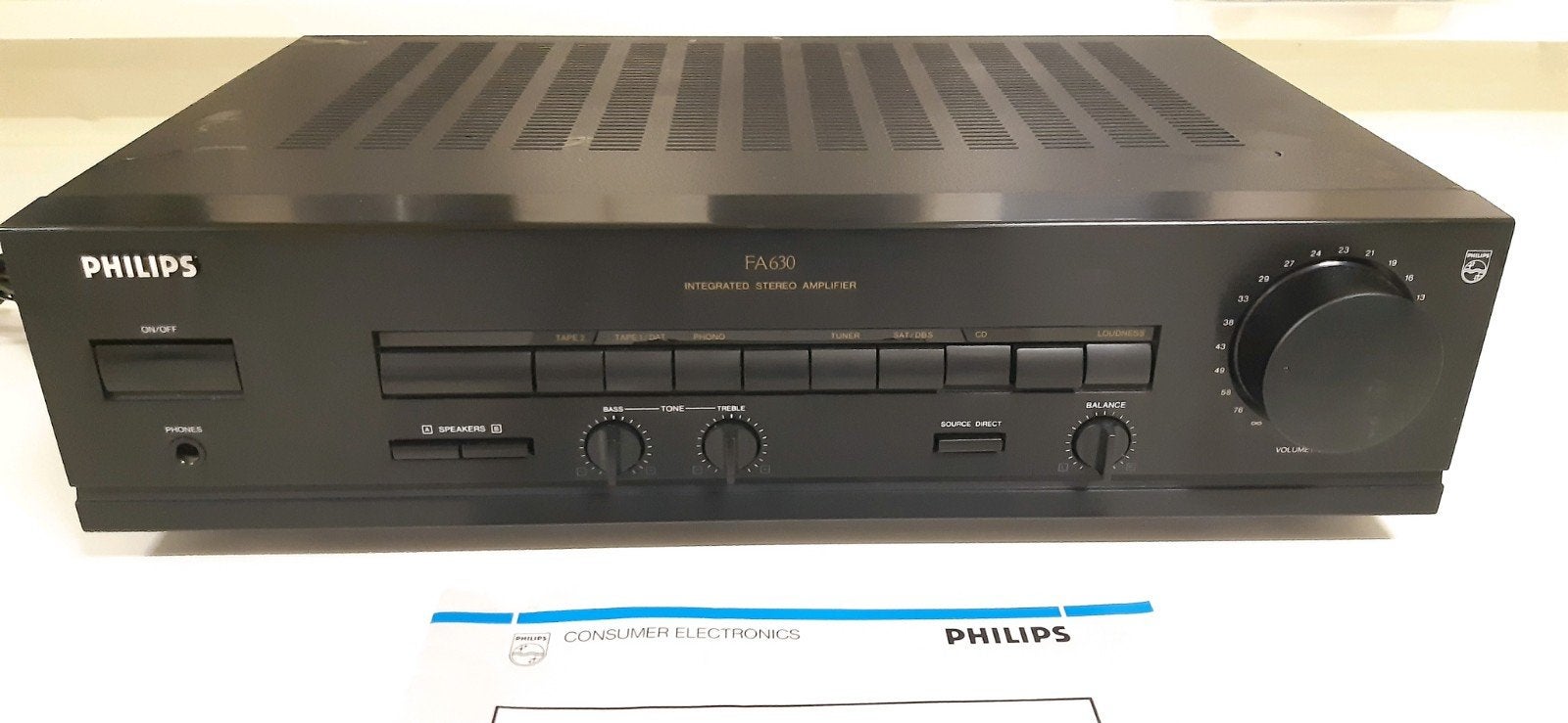 PHILIPS AMPLIFIER FA 630, Audio, Tv en Foto, Ophalen