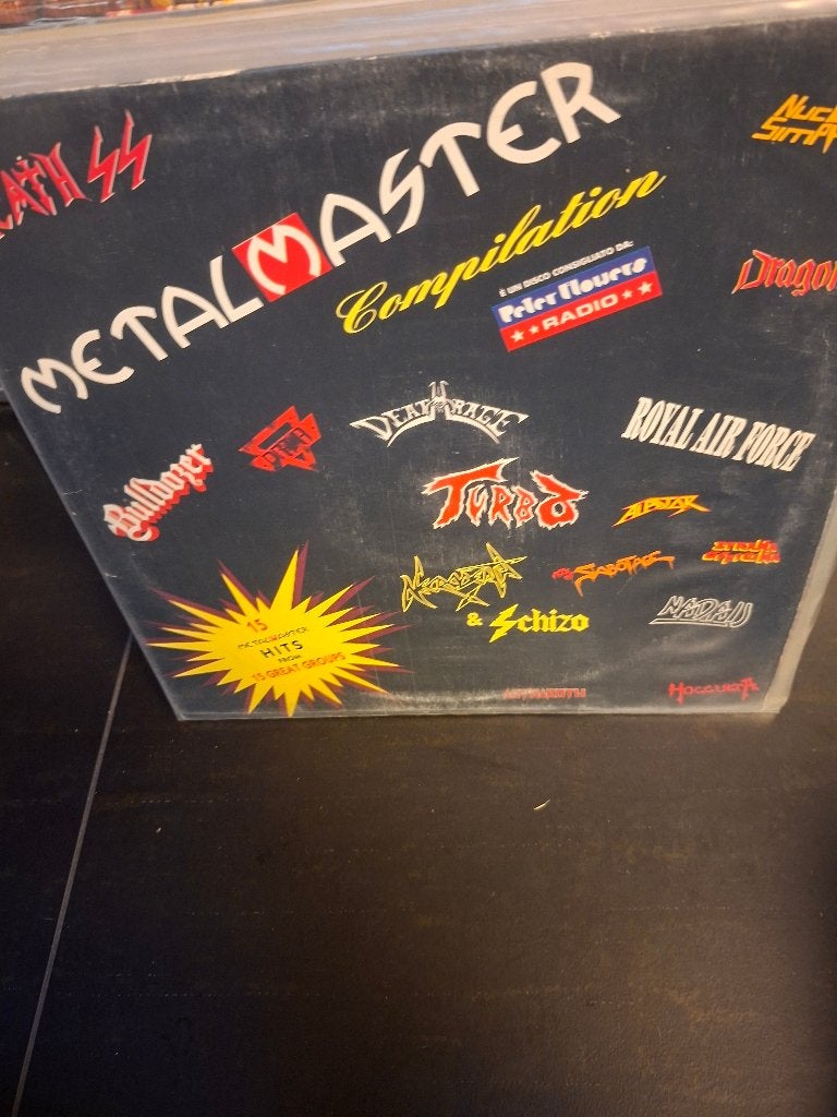 lp - various - metal master - vak 9, CD & DVD, Enlèvement ou Envoi, Comme neuf, Housse de protection extérieure, LP