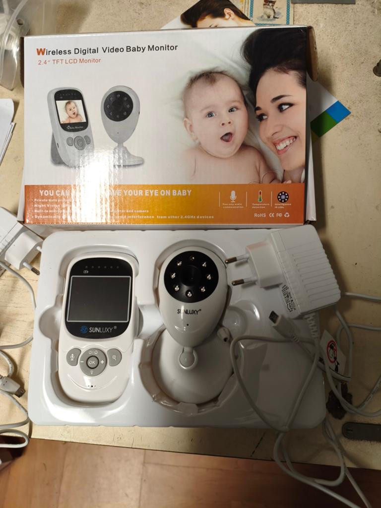 Sunluxy draadloze digitale babymonitor, Kinderen en Baby's, Babyfoons, Ophalen of Verzenden